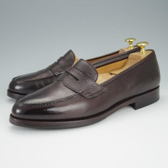 極上★Oriental/オリエンタル SIZE 7【定価￥52,800-★ALBERS/コインローファー】419ラスト/濃茶/グレインレザー/メンズ★h435