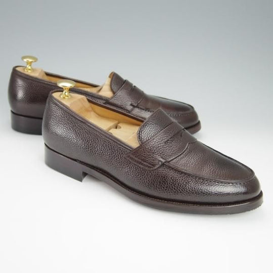 極上★Oriental/オリエンタル SIZE 7【定価￥52,800-★ALBERS/コインローファー】419ラスト/濃茶/グレインレザー/メンズ★h435