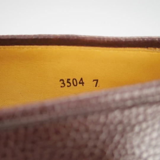 極上★Oriental/オリエンタル SIZE 7【定価￥52,800-★ALBERS/コインローファー】419ラスト/濃茶/グレインレザー/メンズ★h435