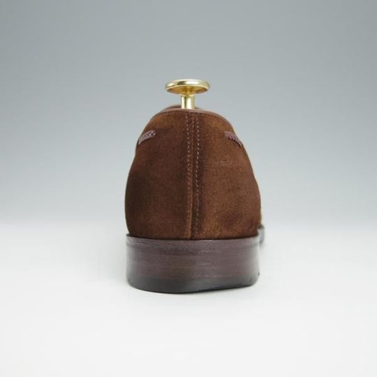 極上★Oriental/オリエンタル SIZE 7【定価￥52,800-★BLACKWELL 2/タッセルローファー】419ラスト/スエード/茶/メンズ★h436