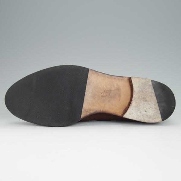 極上★Oriental/オリエンタル SIZE 7【定価￥52,800-★BLACKWELL 2/タッセルローファー】419ラスト/スエード/茶/メンズ★h436