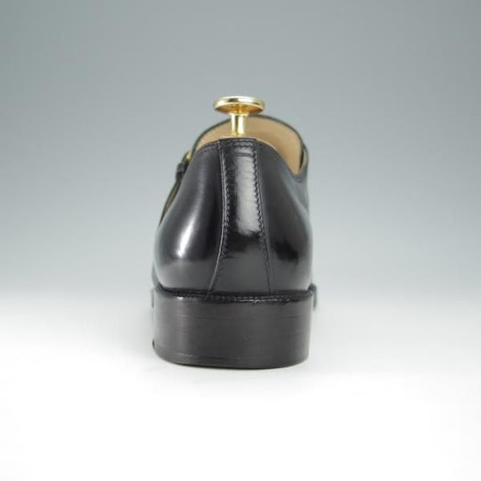 極上★(伊)タニノクリスチー SIZE 7.5【定価15万円以上★モンクストラップ/121748】カーフ/黒/メンズ/TANINO CRISCI★h443