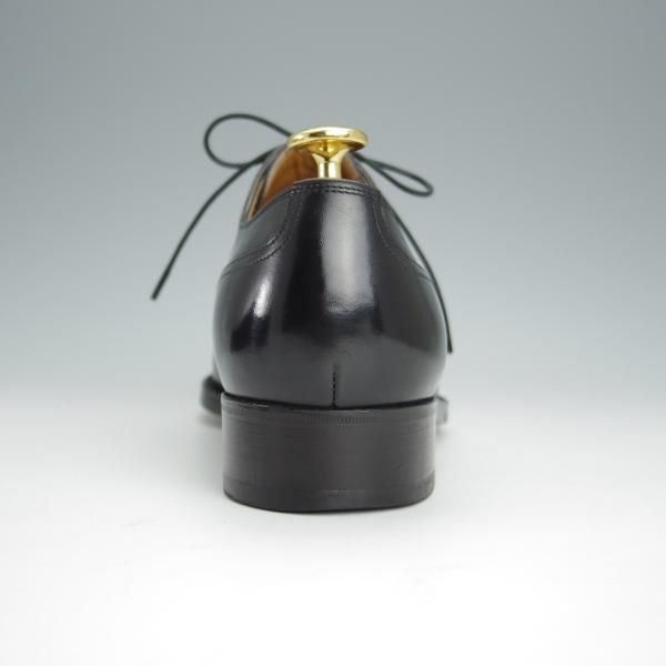 極美品★銀座ヨシノヤ SIZE 24【ハンドソーンウェルテッド製法★EG/ドーバー似寄モデル/スキンステッチ】黒/GINZA YOSHINOYA★h444