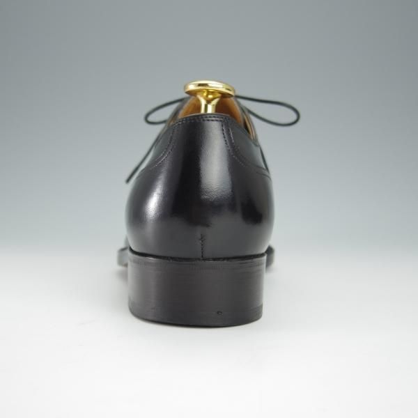 極美品★銀座ヨシノヤ SIZE 24【ハンドソーンウェルテッド製法★EG/ドーバー似寄モデル/スキンステッチ】黒/GINZA YOSHINOYA★h444