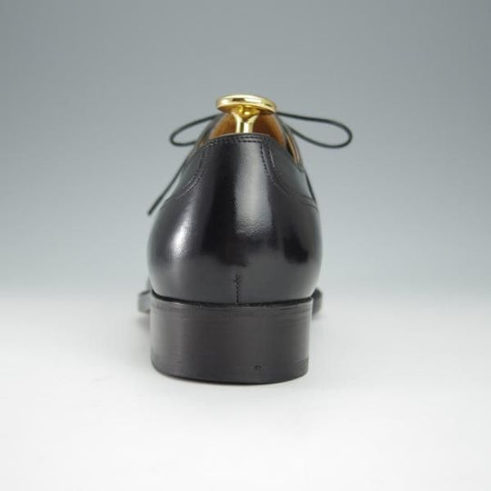 極美品★銀座ヨシノヤ SIZE 24【ハンドソーンウェルテッド製法★EG/ドーバー似寄モデル/スキンステッチ】黒/GINZA YOSHINOYA★h444