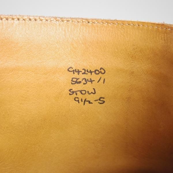 極上★トリッカーズ SIZE 9.5【定価￥88,000-★STOW/ストウ/5634】マロンアンティーク/カントリーブーツ/カーフ/茶/Tricker's★h445
