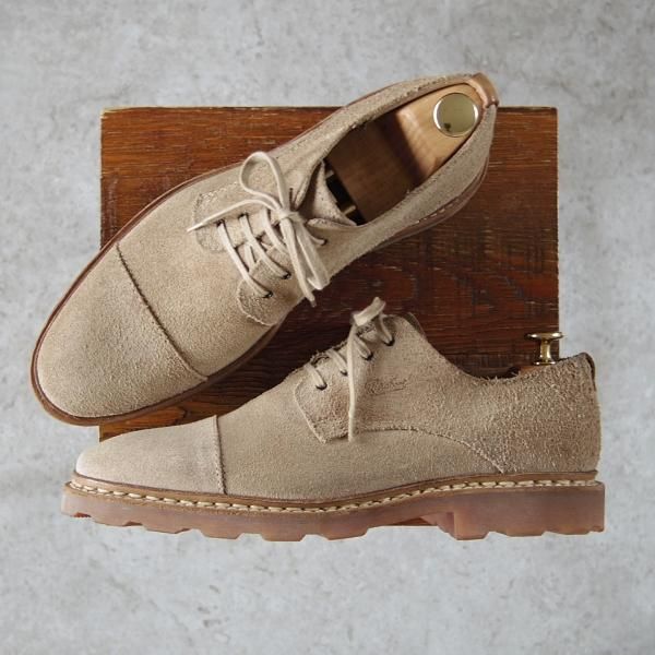 ほぼ試着程度★パラブーツ SIZE 7【★ストレートチップ/薄茶】スエード/メンズ/Paraboot★h446