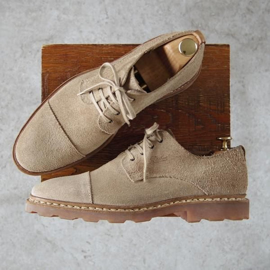 ほぼ試着程度★パラブーツ SIZE 7【★ストレートチップ/薄茶】スエード/メンズ/Paraboot★h446