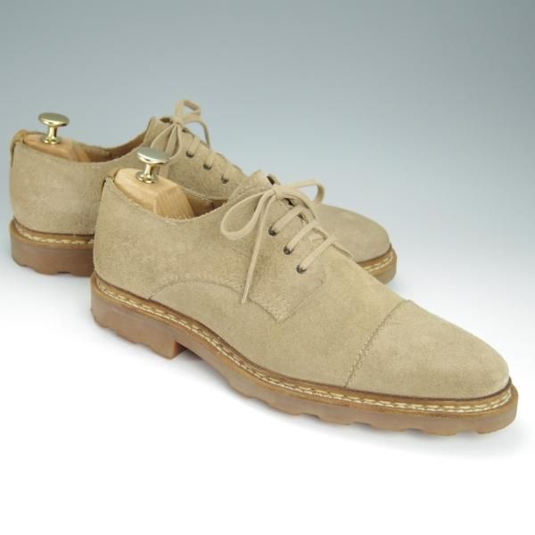 ほぼ試着程度★パラブーツ SIZE 7【★ストレートチップ/薄茶】スエード/メンズ/Paraboot★h446