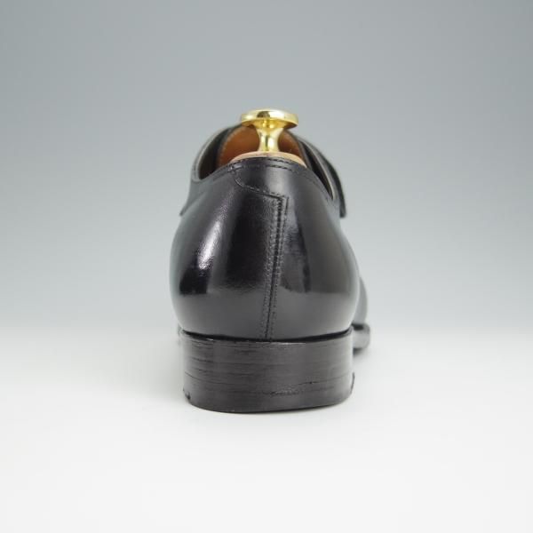 ★(浅草)RENDO/レンド SIZE 9.5【定価￥49,500-★プレーントゥ/7704/R770ラスト】カーフ/黒/メンズ★h447