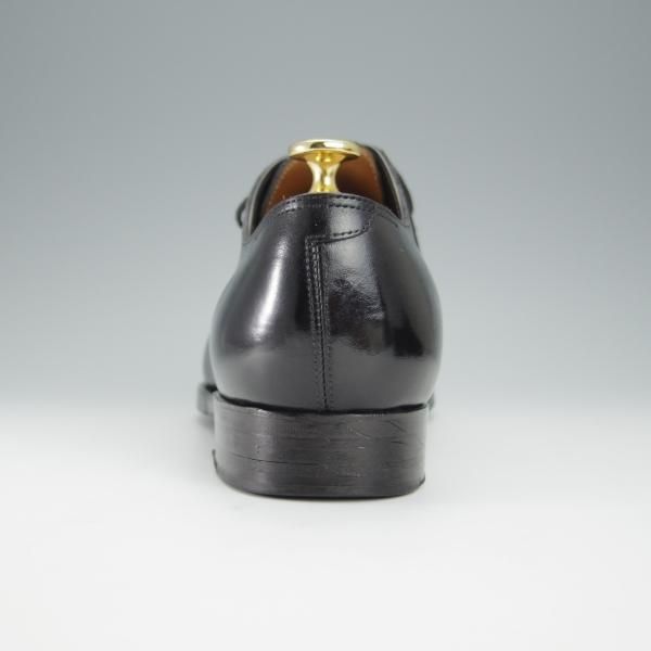 ★(浅草)RENDO/レンド SIZE 9.5【定価￥49,500-★プレーントゥ/7704/R770ラスト】カーフ/黒/メンズ★h447