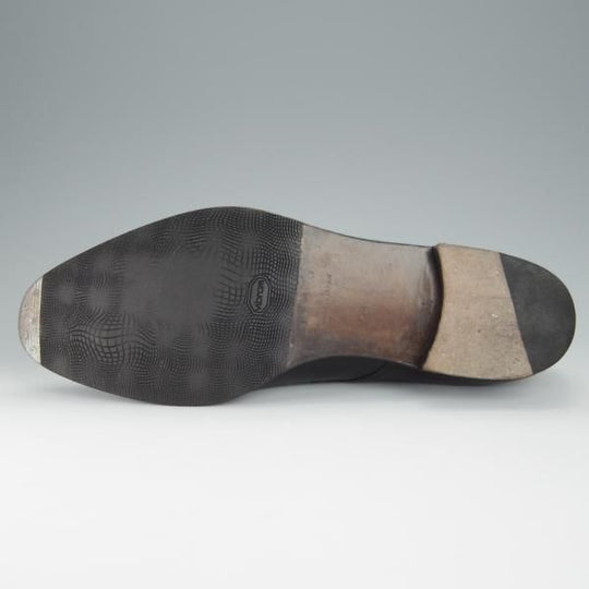 ★(浅草)RENDO/レンド SIZE 9.5【定価￥49,500-★プレーントゥ/7704/R770ラスト】カーフ/黒/メンズ★h447