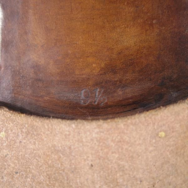 ★(浅草)RENDO/レンド SIZE 9.5【定価￥49,500-★プレーントゥ/7704/R770ラスト】カーフ/黒/メンズ★h447