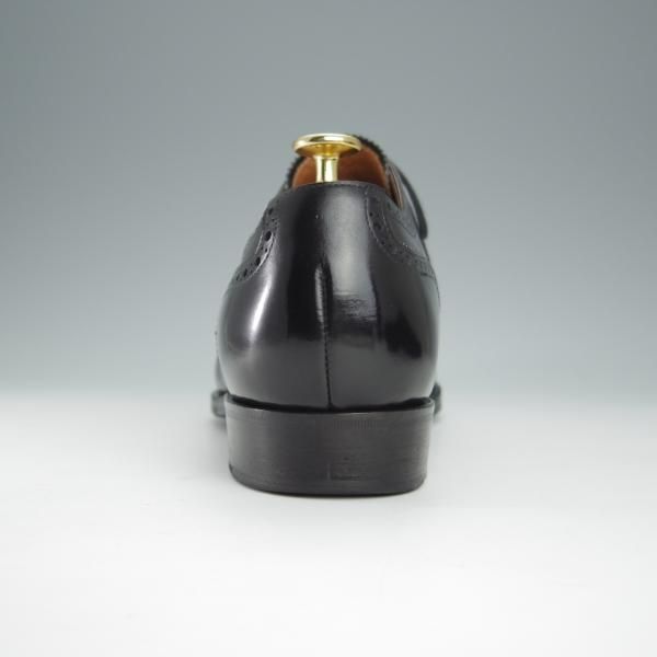 ★(浅草)RENDO/レンド SIZE 9.5【オーダー価格7.5万円程度★クォーターブローグ/黒】カーフ/メンズ/RENDO★h448