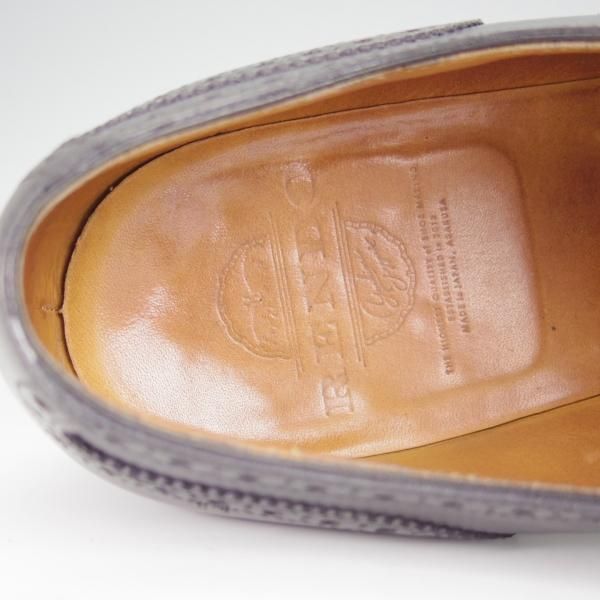 ★(浅草)RENDO/レンド SIZE 9.5【オーダー価格7.5万円程度★クォーターブローグ/黒】カーフ/メンズ/RENDO★h448