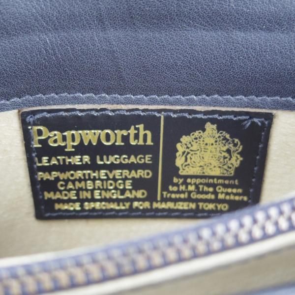 極上☆(英)パップワース/PAPWORTH【英国製☆クラッチバッグ/丸善