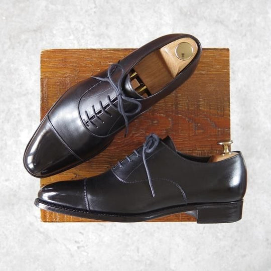 極上★トレーディングポスト SIZE 6【★ストレートチップ/8201】カーフ/黒/メンズ/Trading Post★h452