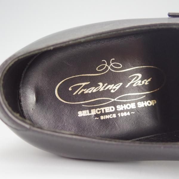 極上★トレーディングポスト SIZE 6【★ストレートチップ/8201】カーフ/黒/メンズ/Trading Post★h452