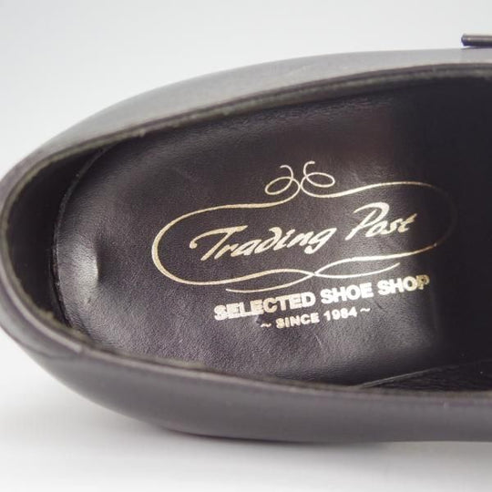 極上★トレーディングポスト SIZE 6【★ストレートチップ/8201】カーフ/黒/メンズ/Trading Post★h452