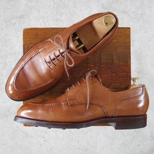 ★クロケット&ジョーンズ 10E【ダイナイトソール仕様★ポールスチュアート別注/ONSLOW】325ラスト/Uチップ/茶/メンズ/Crockett&Jones★h453