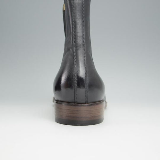 未使用★forme/フォルメ SIZE 5.5(25.5�p程度)【モデル定価￥69,300-★アンカルホースレザー(馬革)/fm-84】サイドゴアブーツ/黒★h454