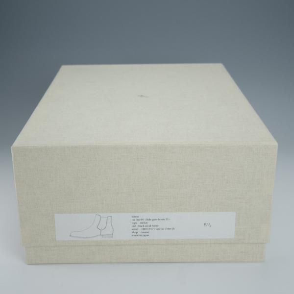 未使用★forme/フォルメ SIZE 5.5(25.5�p程度)【モデル定価￥69,300-★アンカルホースレザー(馬革)/fm-84】サイドゴアブーツ/黒★h454