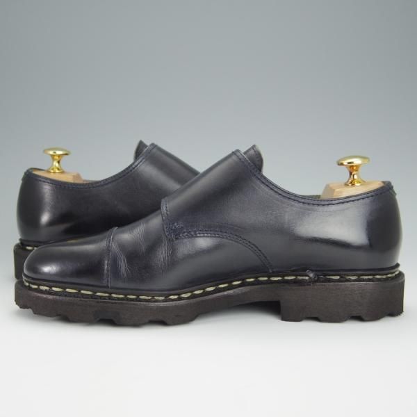 極美品★パラブーツ SIZE 5【定価￥74,800-★ウィリアム/WILLIAM】ダブルモンク/リスレザー/NUIT/紺/メンズ/Paraboot★h457