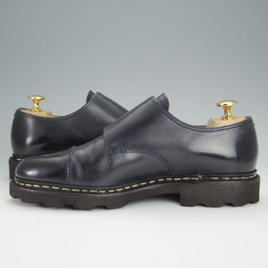 極美品★パラブーツ SIZE 5【定価￥74,800-★ウィリアム/WILLIAM】ダブルモンク/リスレザー/NUIT/紺/メンズ/Paraboot★h457