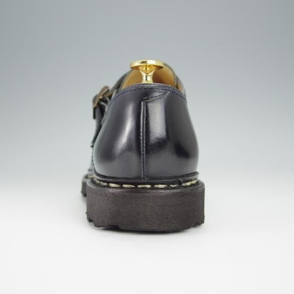 極美品★パラブーツ SIZE 5【定価￥74,800-★ウィリアム/WILLIAM】ダブルモンク/リスレザー/NUIT/紺/メンズ/Paraboot★h457