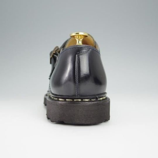 極美品★パラブーツ SIZE 5【定価￥74,800-★ウィリアム/WILLIAM】ダブルモンク/リスレザー/NUIT/紺/メンズ/Paraboot★h457