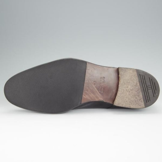 極上★ジョンロブ UK9.5程度【貴重★エルメス別注/HERMES/ミュージアムカーフ】H103ラスト/JUD/ストレートチップ/黒/JOHN LOBB★h458