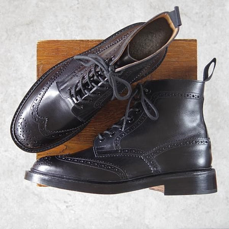 未使用★トリッカーズ SIZE 8【現行定価￥96,800-★MALTON/モールトン】M2508/カントリーブーツ/カーフ/黒/メンズ/Tricker's★h460