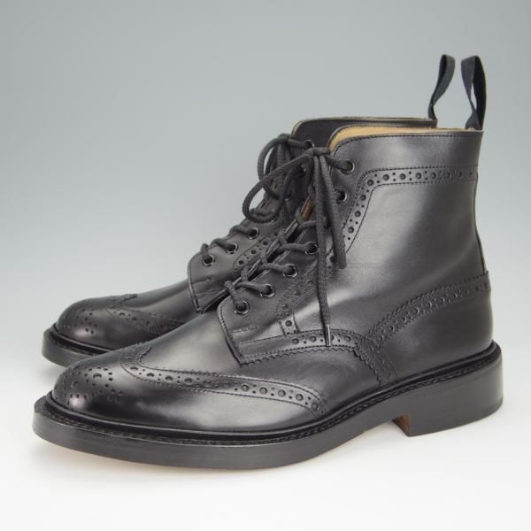 未使用★トリッカーズ SIZE 8【現行定価￥96,800-★MALTON/モールトン】M2508/カントリーブーツ/カーフ/黒/メンズ/Tricker's★h460