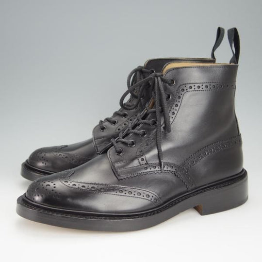 未使用★トリッカーズ SIZE 8【現行定価￥96,800-★MALTON/モールトン】M2508/カントリーブーツ/カーフ/黒/メンズ/Tricker's★h460