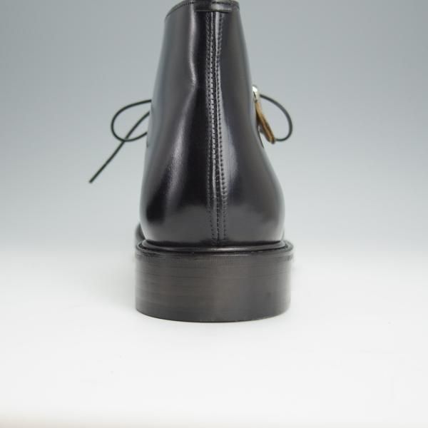 新品★Cuervo/クエルボ SIZE 9【定価￥176,000-★コードバン仕様/DERRINGER】デリンジャー/チャッカブーツ/黒/メンズ★h464