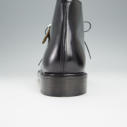 新品★Cuervo/クエルボ SIZE 9【定価￥176,000-★コードバン仕様/DERRINGER】デリンジャー/チャッカブーツ/黒/メンズ★h464