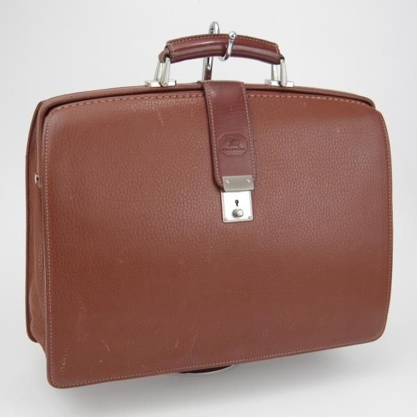 極上★(英)バーバリー/Burberry【貴重★ダレスバッグ/レザー】メンズ/ビジネス/バッグ/ブリーフケース/茶/革/鞄★N5771