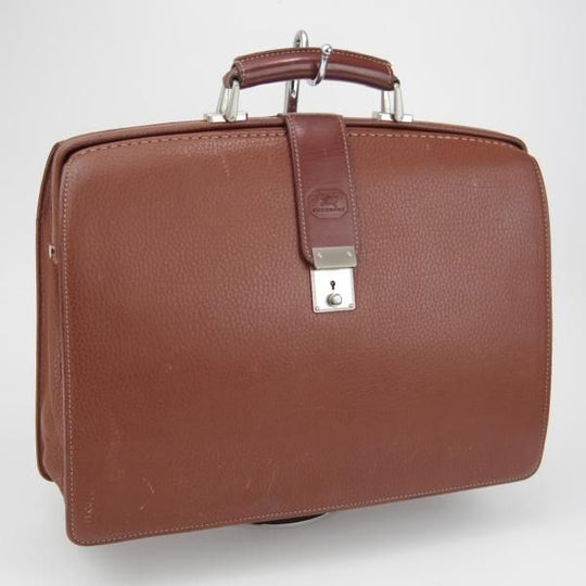 極上★(英)バーバリー/Burberry【貴重★ダレスバッグ/レザー】メンズ/ビジネス/バッグ/ブリーフケース/茶/革/鞄★N5771