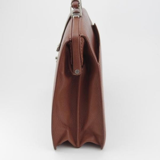 極上★(英)バーバリー/Burberry【貴重★ダレスバッグ/レザー】メンズ/ビジネス/バッグ/ブリーフケース/茶/革/鞄★N5771