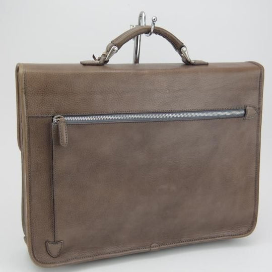 ★フェリージ/Felisi【定価10万円以上★レザー/ブリーフケース】メンズ/ビジネス/バッグ/灰茶系/革/鞄★N5772
