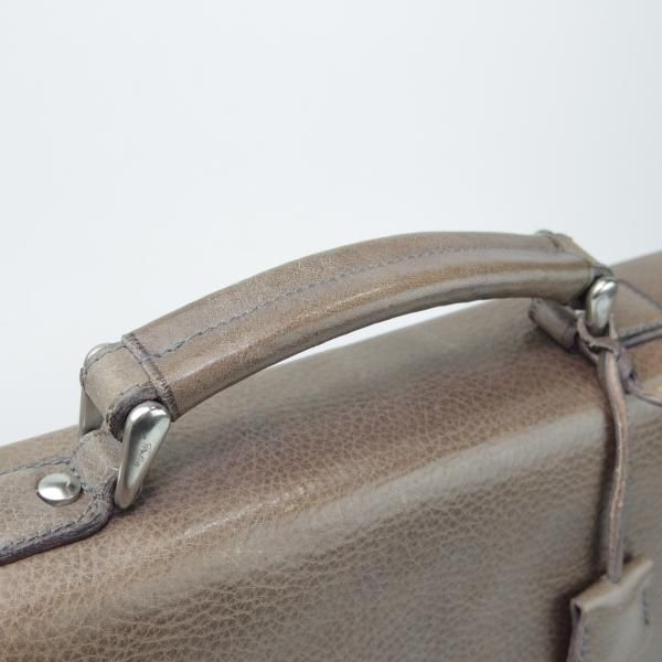★フェリージ/Felisi【定価10万円以上★レザー/ブリーフケース】メンズ/ビジネス/バッグ/灰茶系/革/鞄★N5772