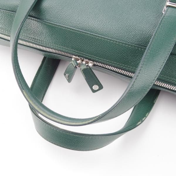 ★ダンヒル/dunhill【定価15万円程度★ボードン/BOURDONコレクション】メンズ/ビジネス/バッグ/ブリーフケース/紺×緑/革/鞄★N5774