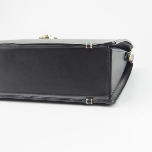 未使用 土屋鞄 ダレスバッグ Conffio 黒色 展示品程度☆土屋鞄製造所【貴重☆コンフィオ/ヌメ革/スマートダレス