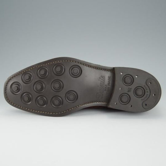 極美品★(英)グレンソン 5.5F【特別オーダー品★マスターピース/ダイナイトソール】セミブローグ/スエード/濃茶/メンズ/GRENSON★h468