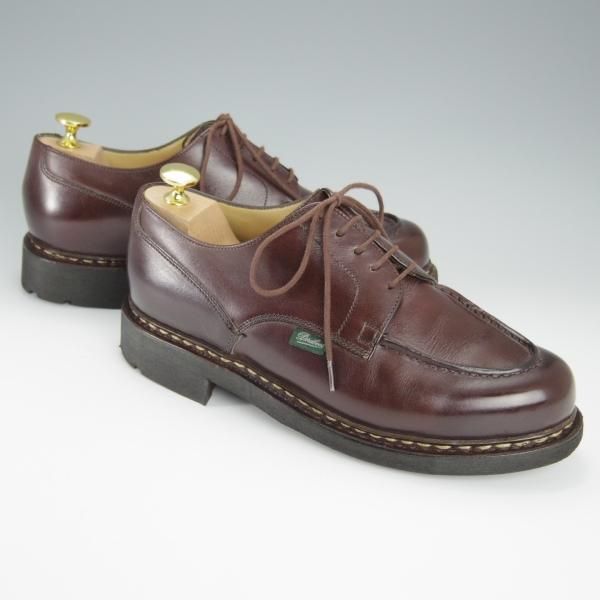 ★パラブーツ SIZE 6.5【定価￥71,500-★シャンボード/CHAMBORD】カフェ/CAFE/リスレザー/TEXソール/Uチップ/濃茶/Paraboot★h470