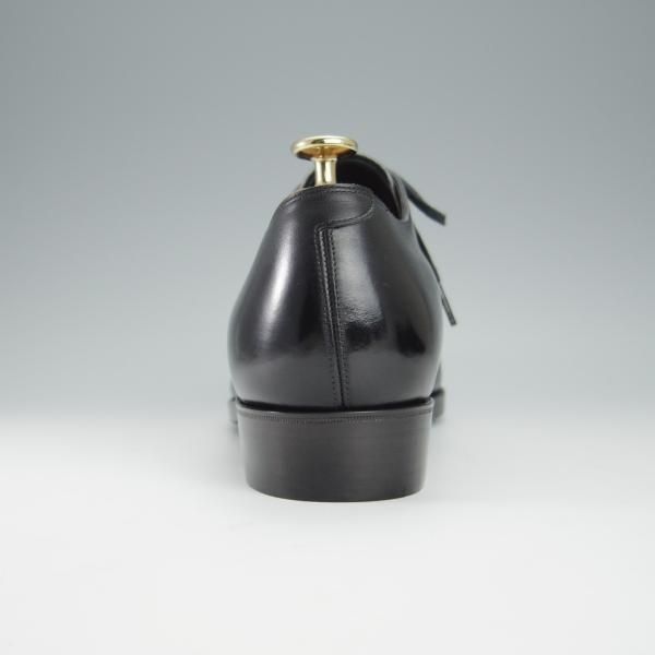 極上★(浅草)RENDO/レンド SIZE 8.5【定価￥49,500-★ストレートチップ/7701/R770ラスト】カーフ/黒/メンズ★h471