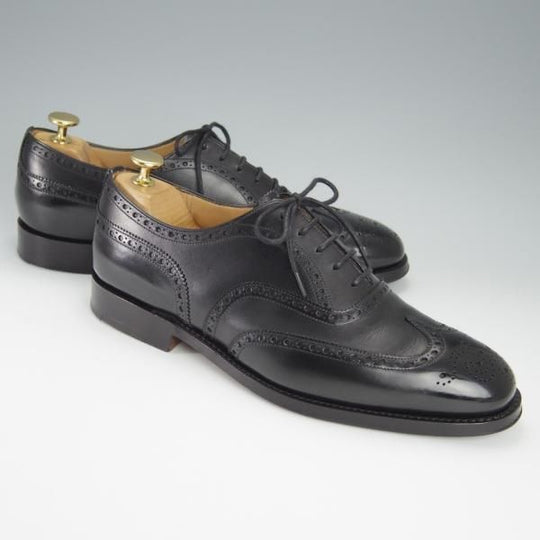 極上★チャーチ 70F/UK7【定価￥13,6400-★チェットウィンド/CHETWYND】173ラスト/フルブローグ/カーフ/黒/メンズ/Church's★h472