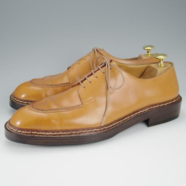 極上★EMORI CUSTOM SHOEMAKER(ビスポーク) UK9程度【注文価格18万円以上★ハンドソーン/ノルウィージャン製法】スキンステッチ★h474