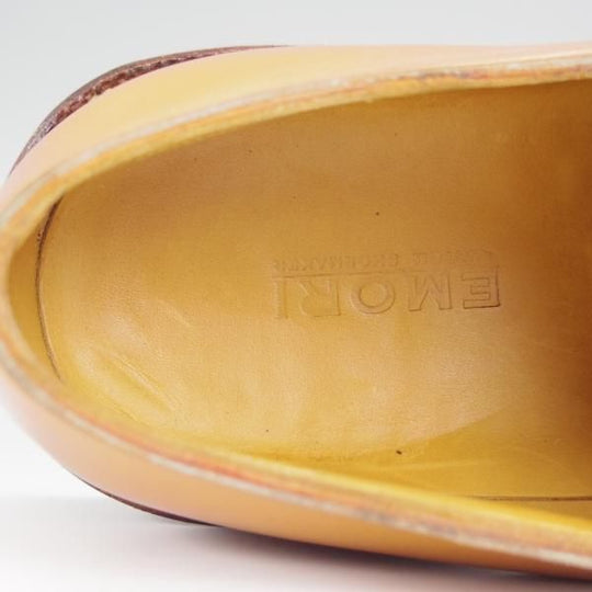 極上★EMORI CUSTOM SHOEMAKER(ビスポーク) UK9程度【注文価格18万円以上★ハンドソーン/ノルウィージャン製法】スキンステッチ★h474
