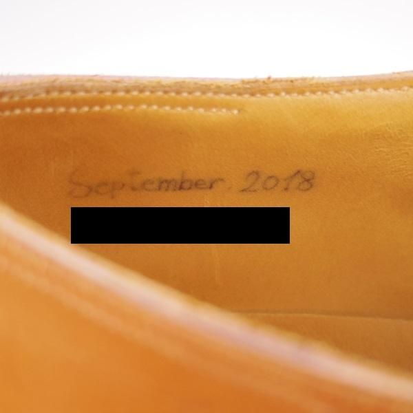 極上★EMORI CUSTOM SHOEMAKER(ビスポーク) UK9程度【注文価格18万円以上★ハンドソーン/ノルウィージャン製法】スキンステッチ★h474